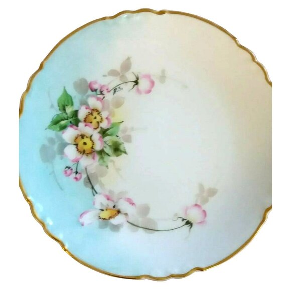 Limoges AK D France Decorative Plate Antique Circa 1890-1910 Stouffer - Picture 1 of 7